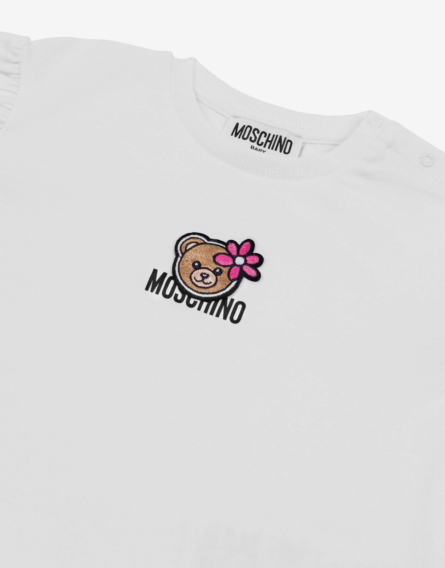 T-shirt in jersey di cotone Moschino Teddy Bear