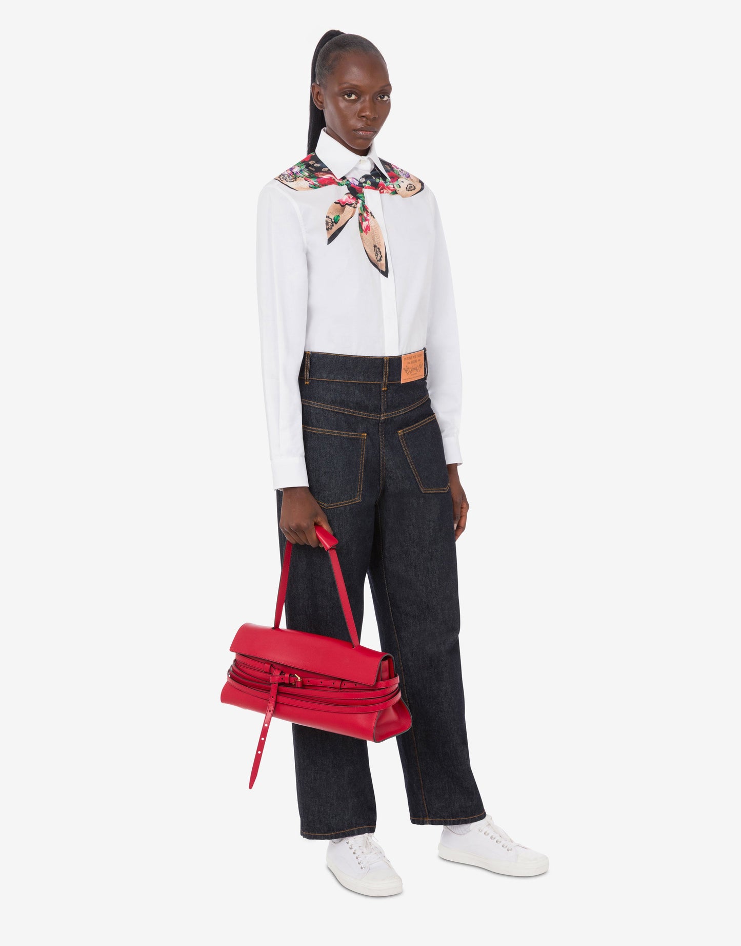 Borsa a spalla Moschino Tie Me