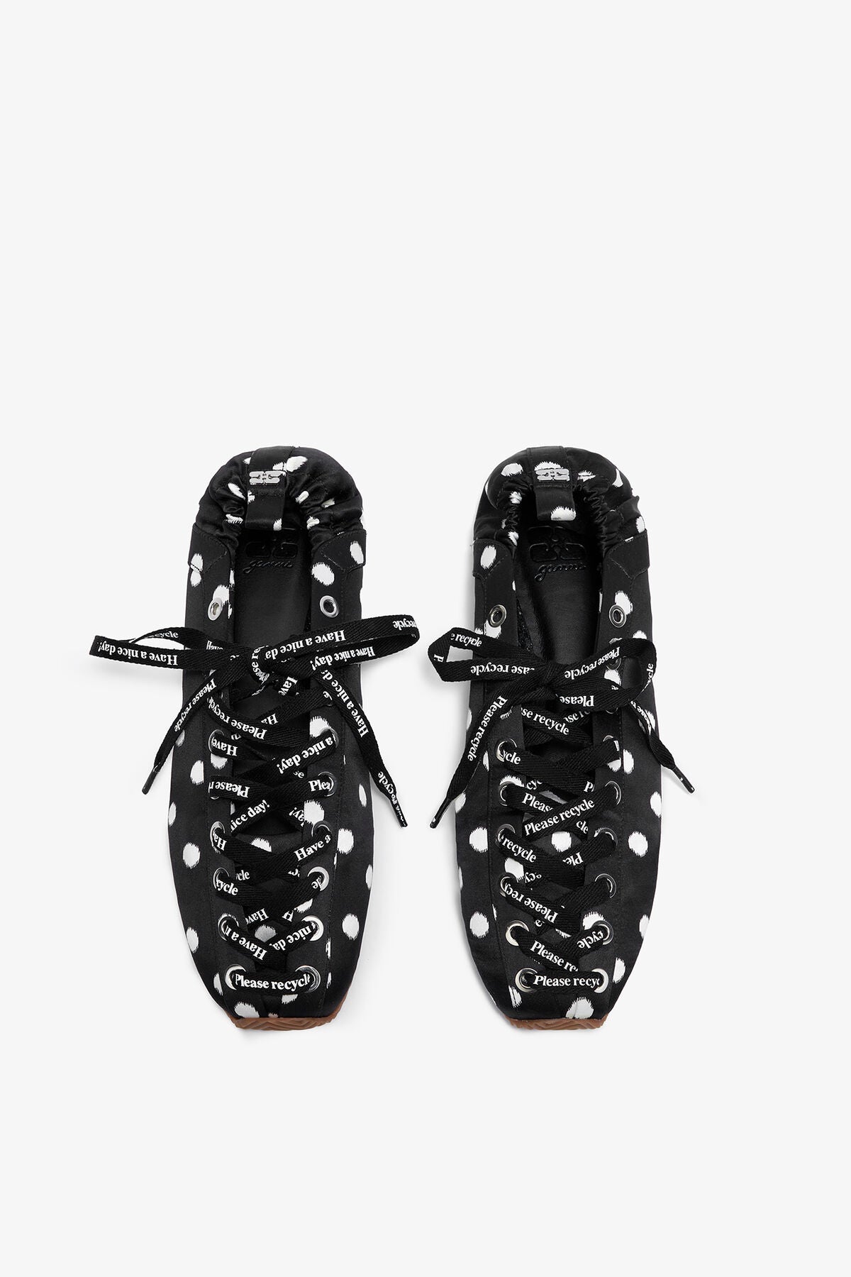Sporty Ballerina in Black Dots