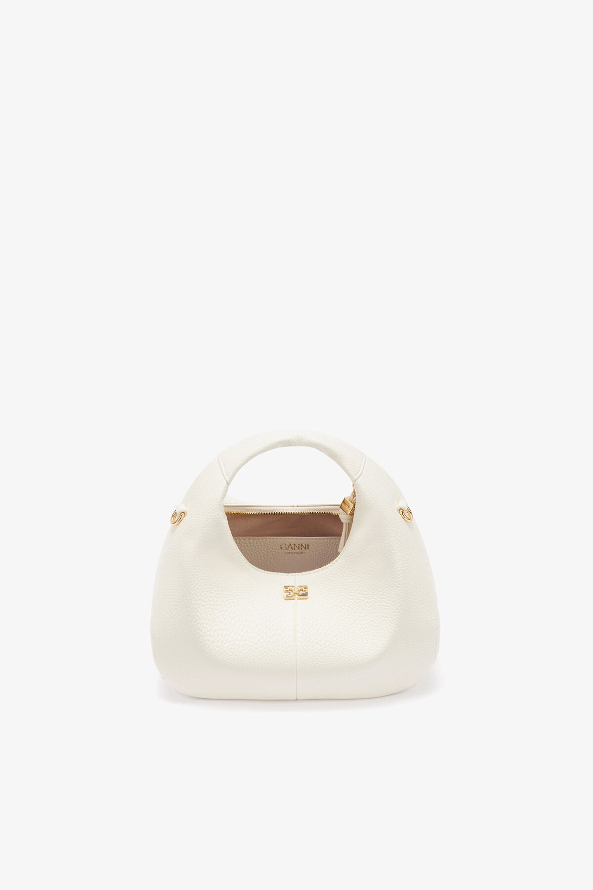 Mini Hobo Bag in White