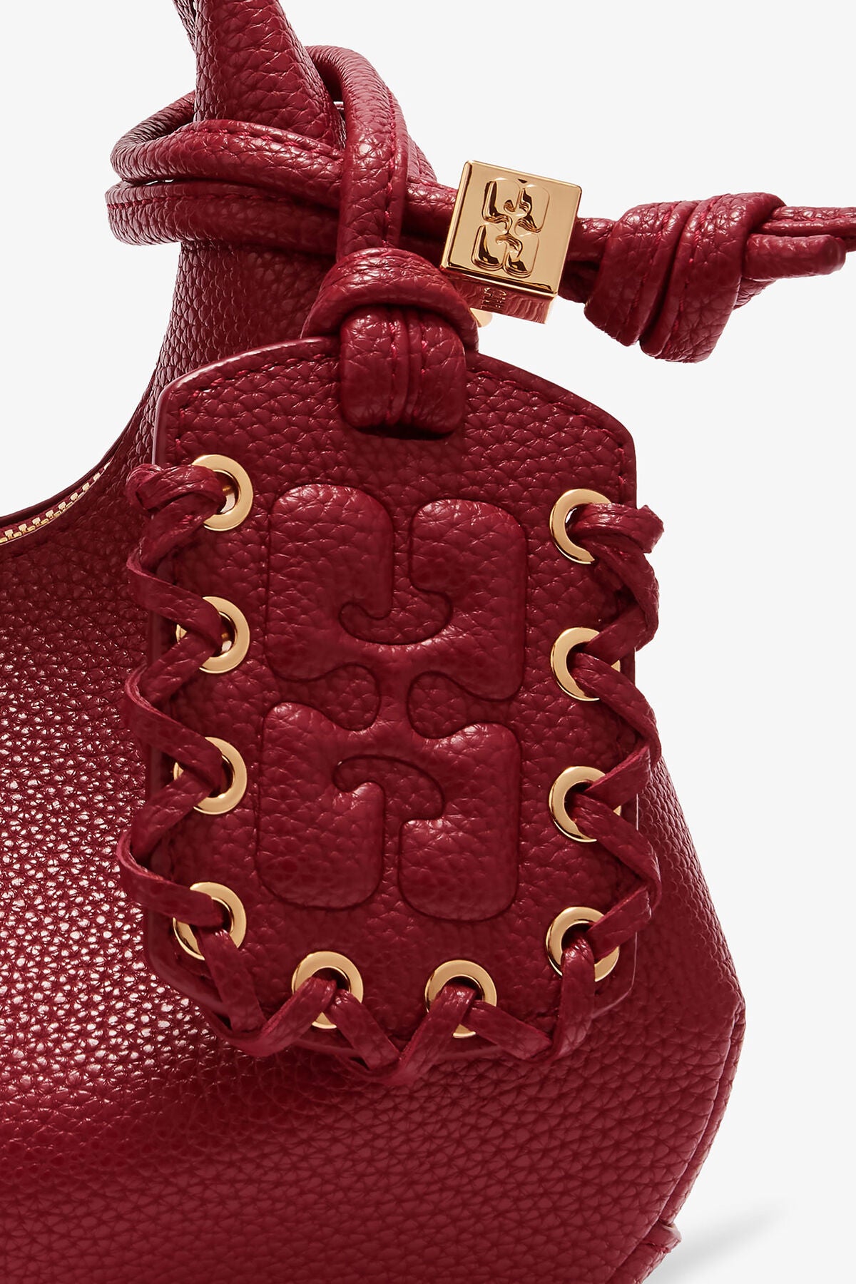 Grained Mini Hobo Bag