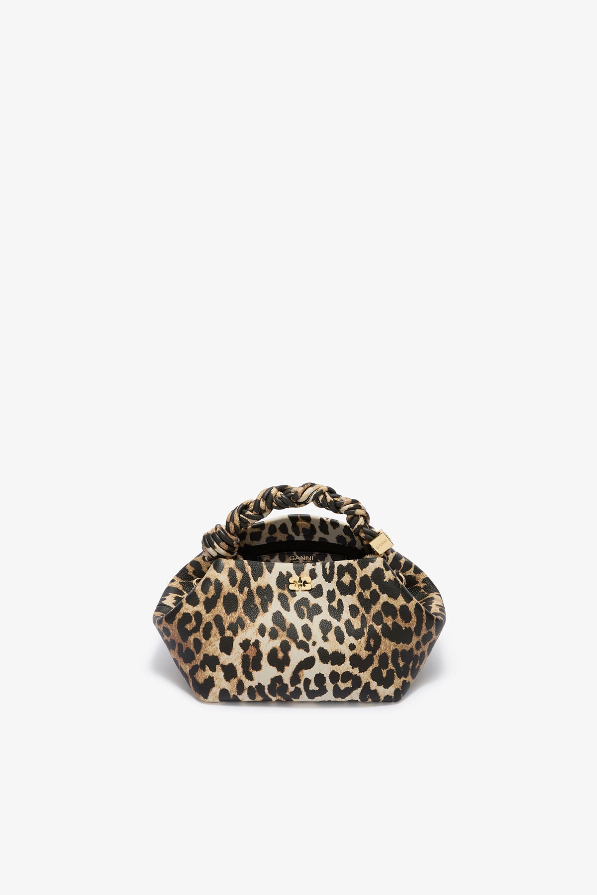Leopard Grained Small Bou Bag