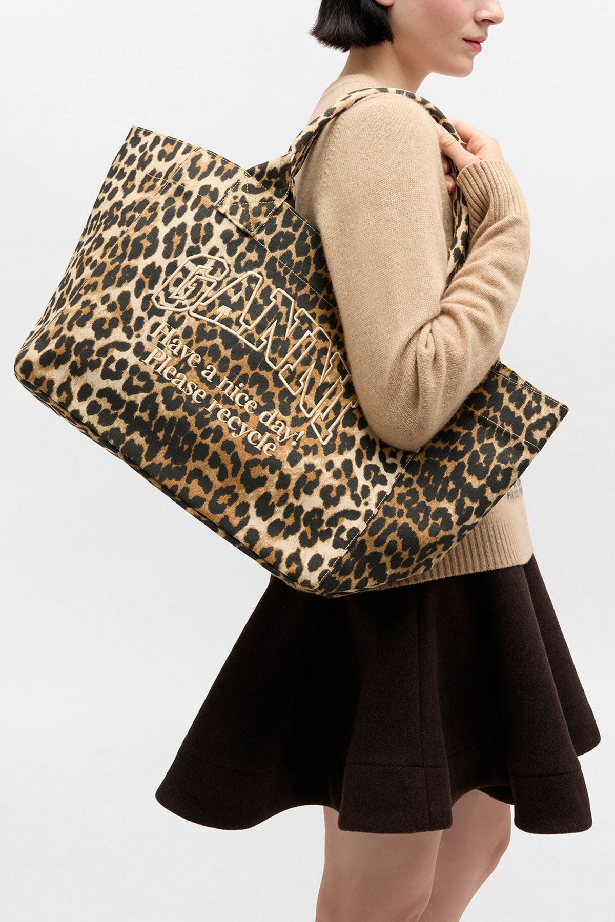 Leopard Medium Tote