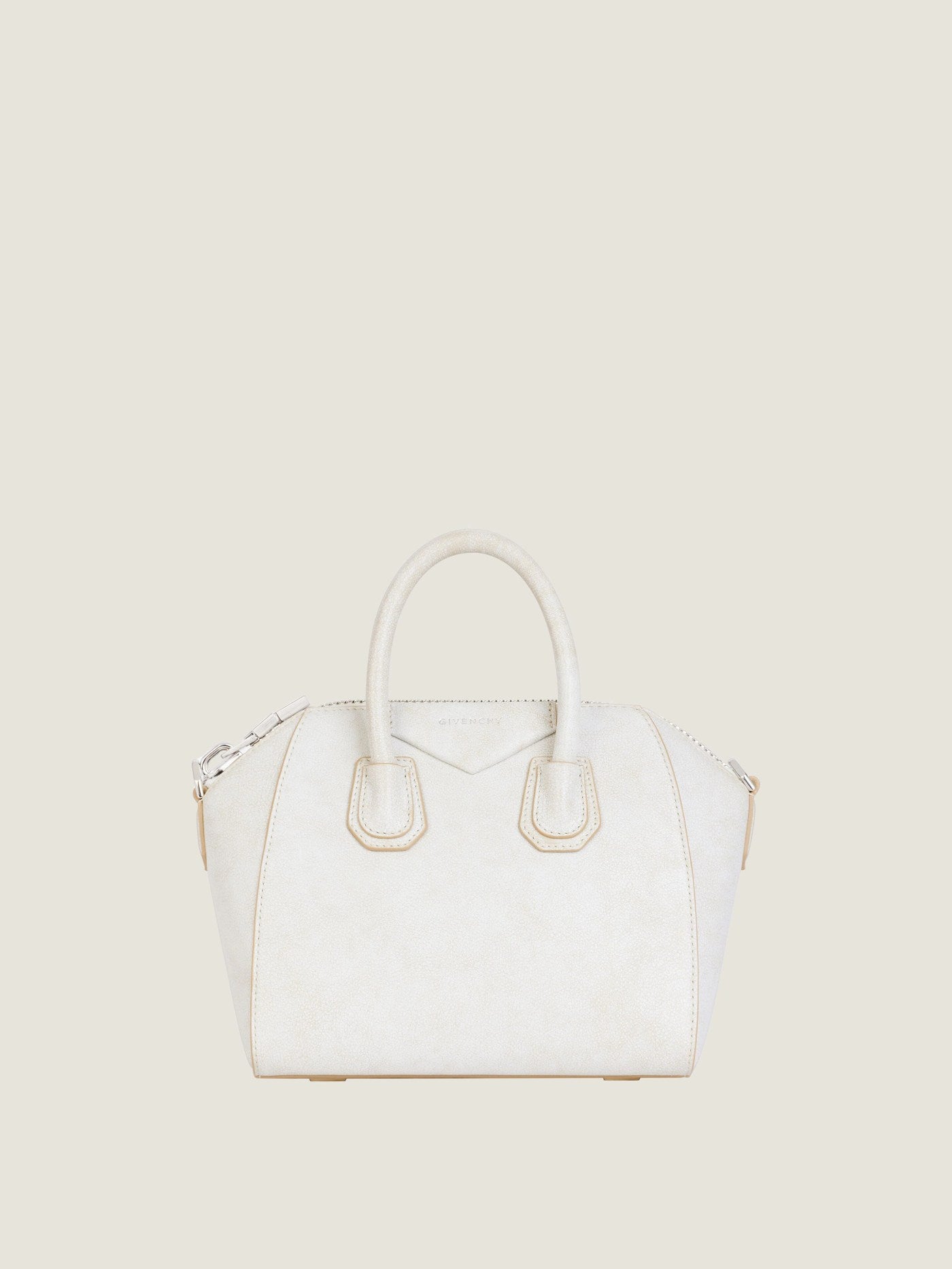 Mini Antigona bag in aged leather