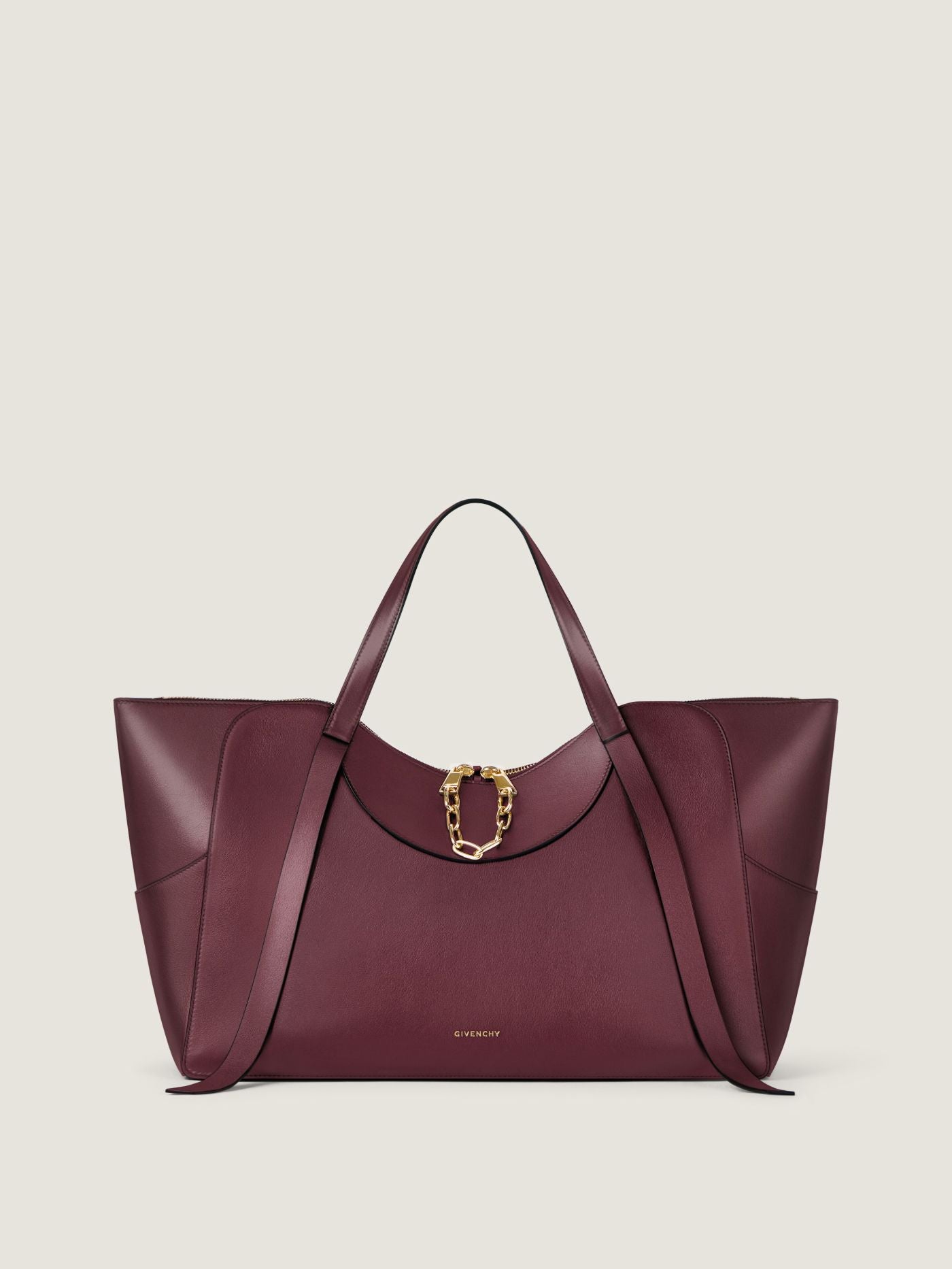 Large The Snatch bag in grained leather