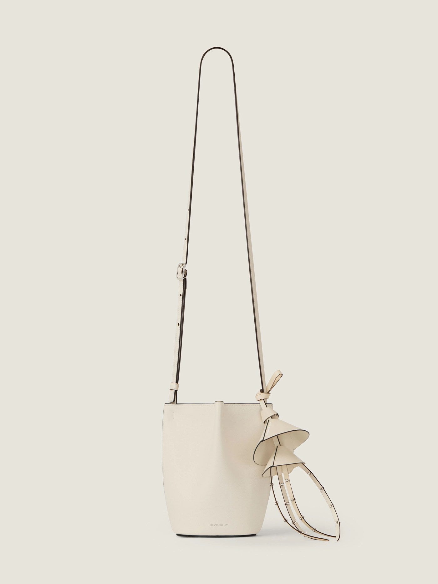Nano Snap bucket bag in grained leather