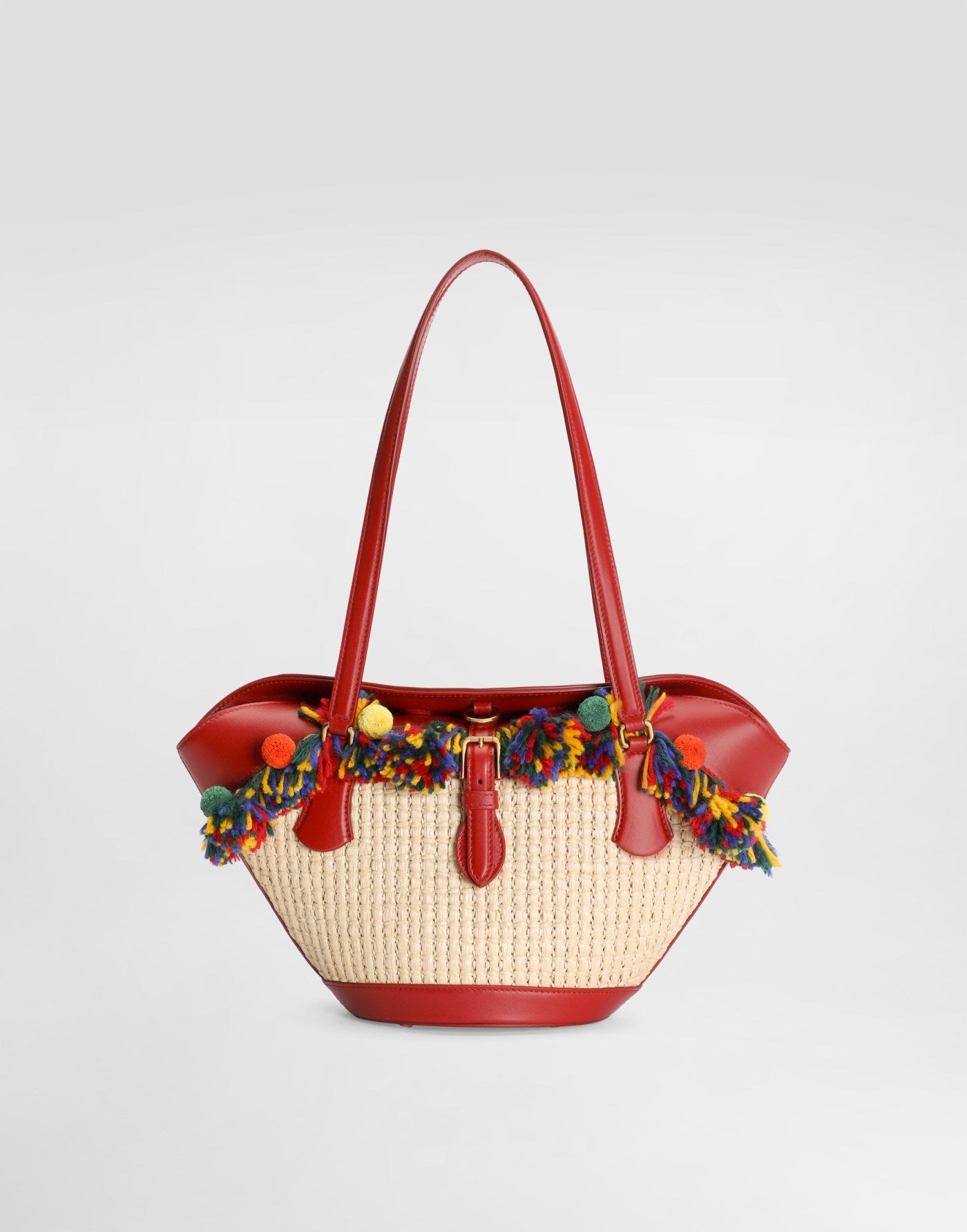 Raffia coffa Capri bag