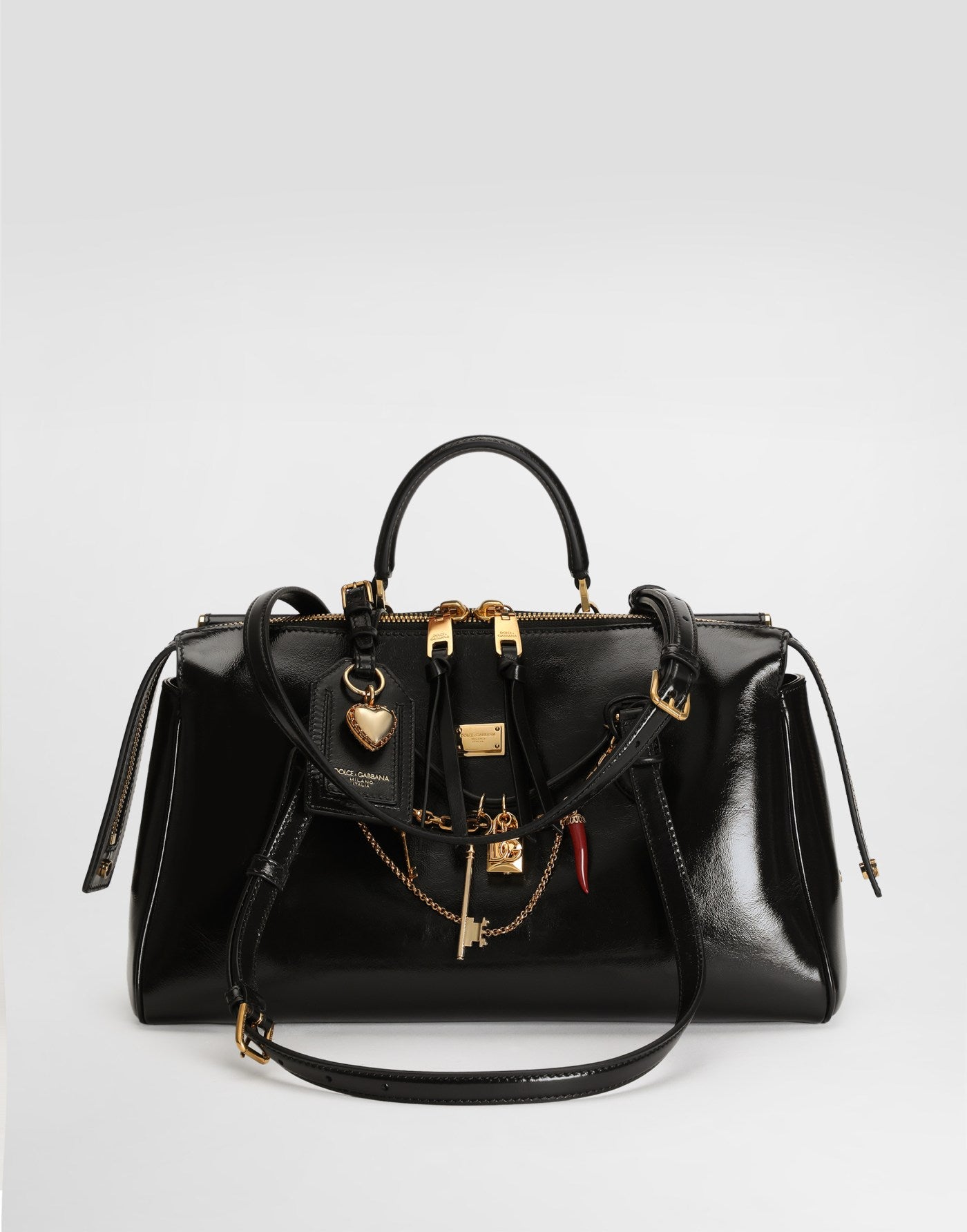 Medium Vittoria calfskin handbag
