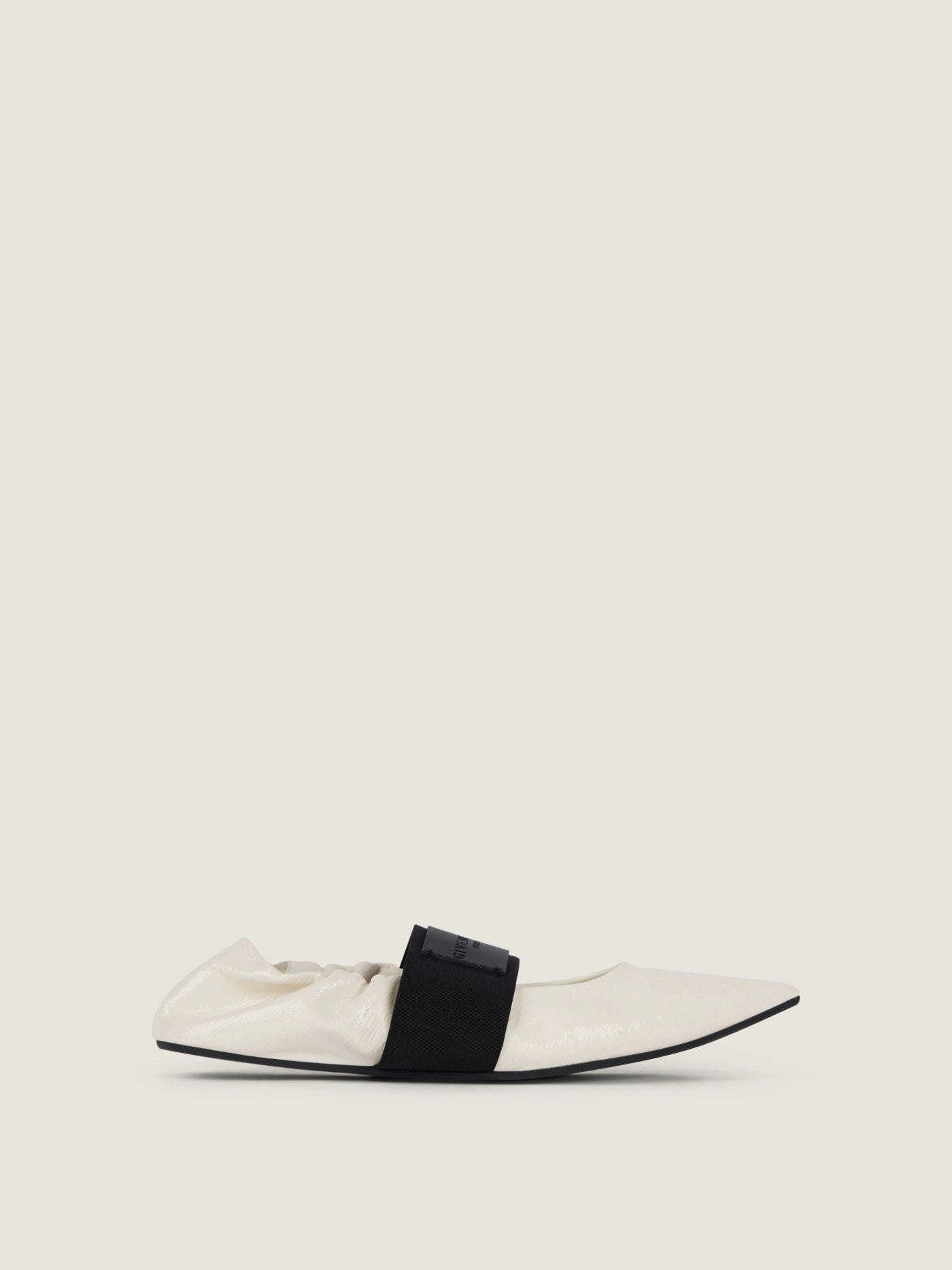 Crush ballerinas in naplack leather