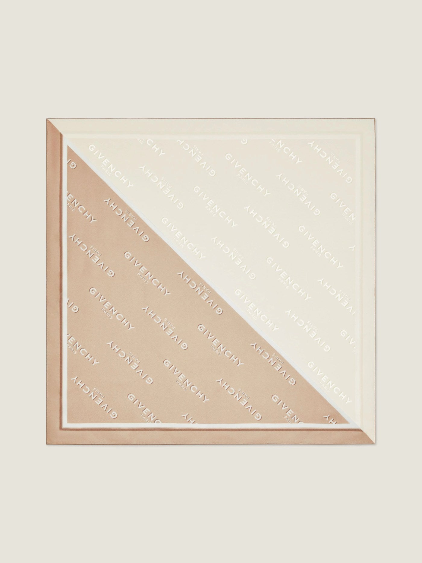 Givenchy Shadow bicolor square in silk