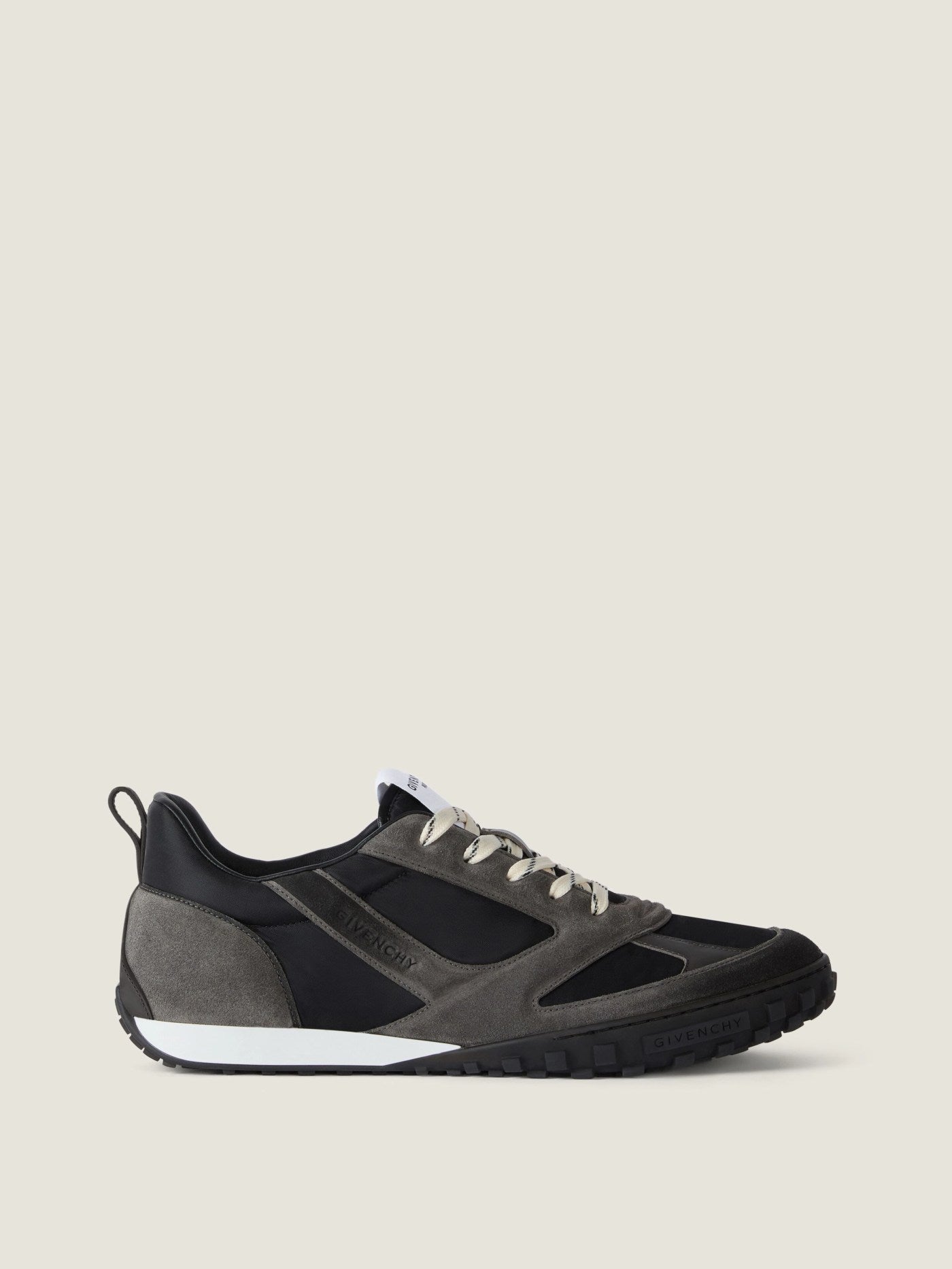 Glide sneakers in nylon and suede
