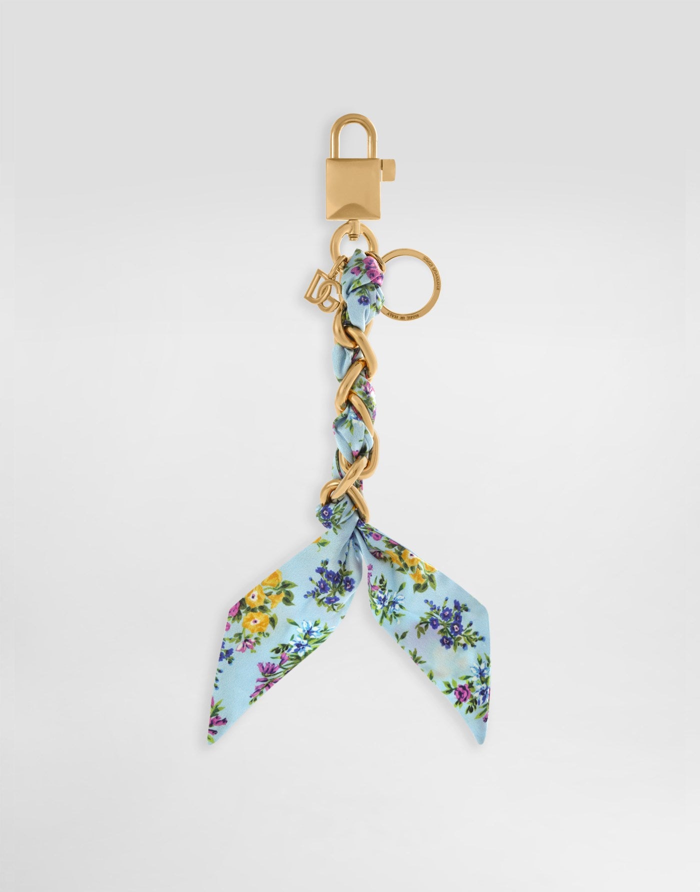 Printed satin keychain