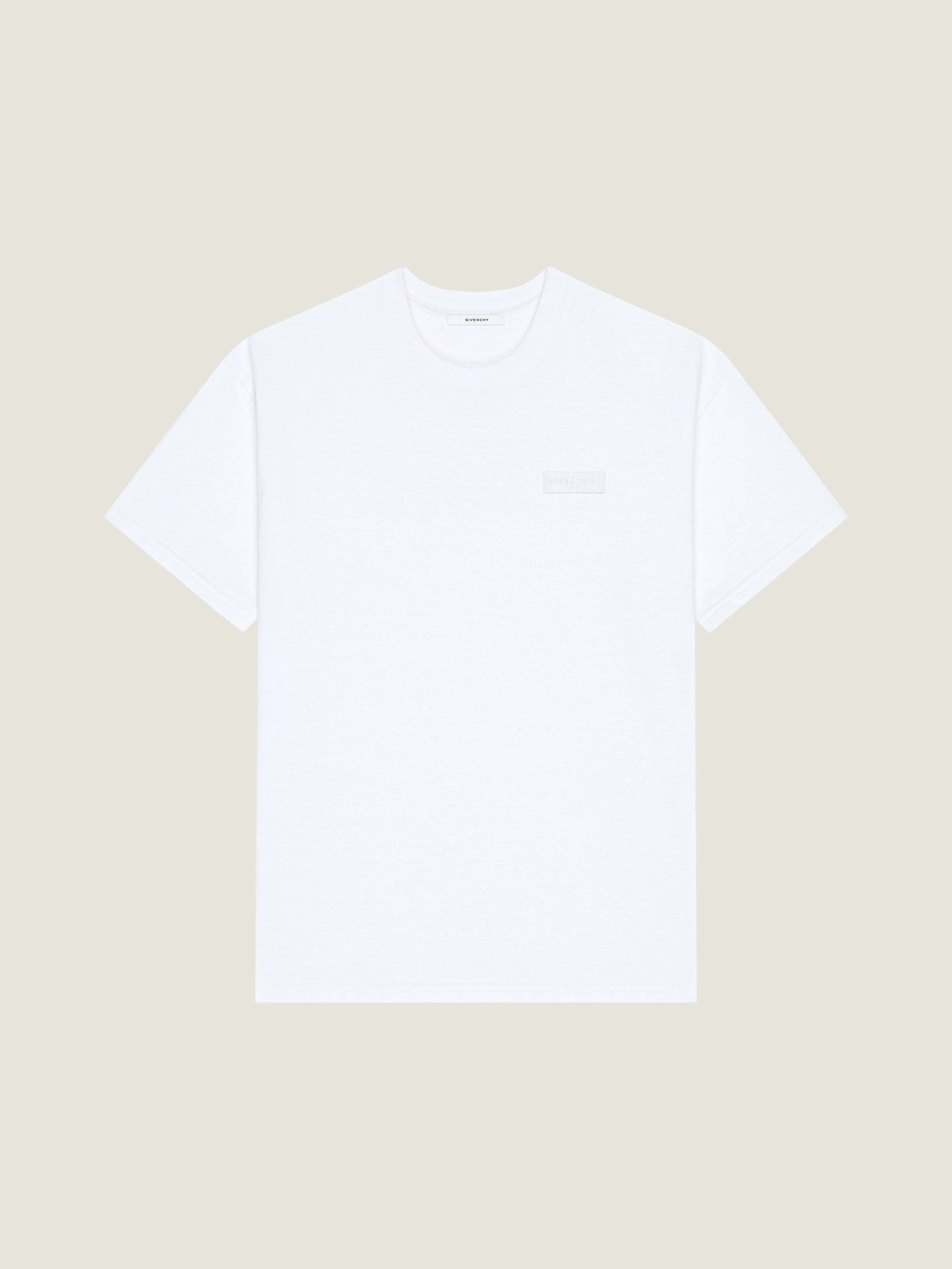 T-shirt in cotton with Givenchy Paris gros grain