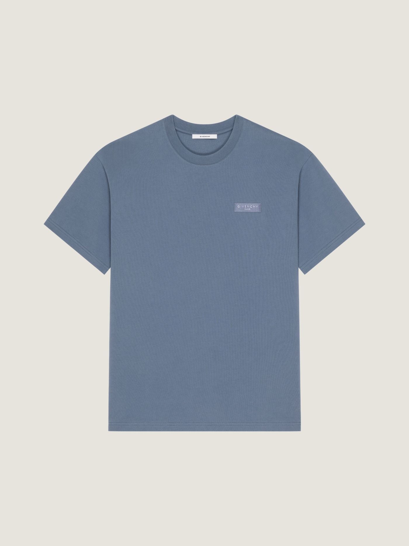 T-shirt in cotton with Givenchy Paris gros grain