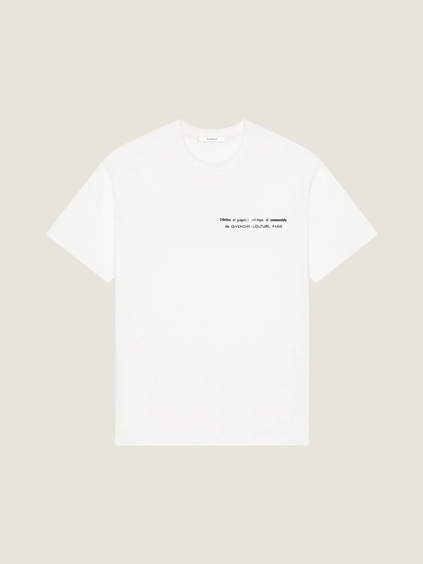 T-shirt in cotton with Archives print
