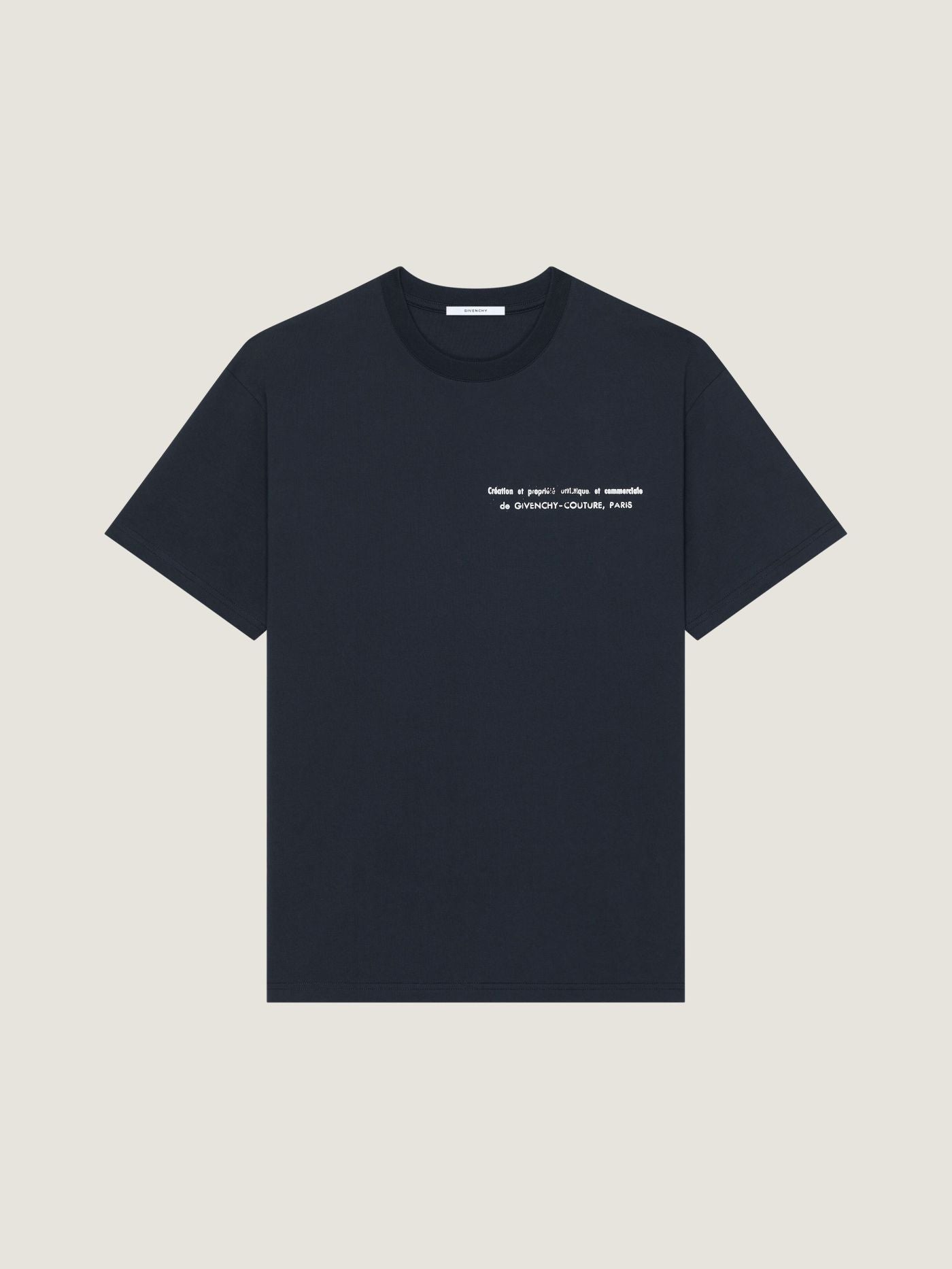 T-shirt in cotton with Archives print