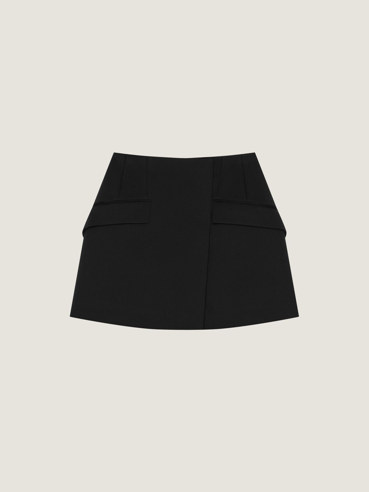 Mini skirt in wool