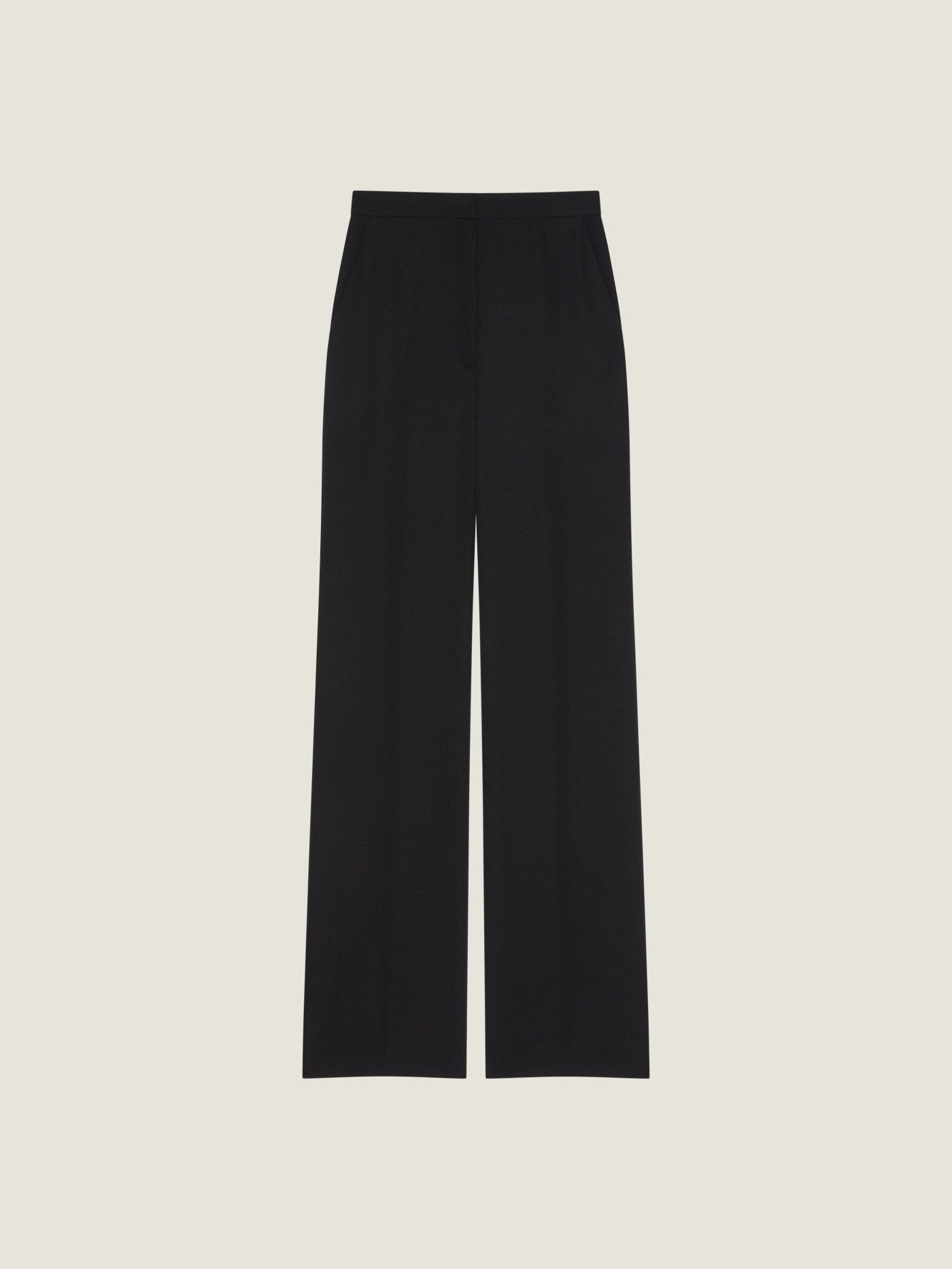 Tailored cigarette pants in wool