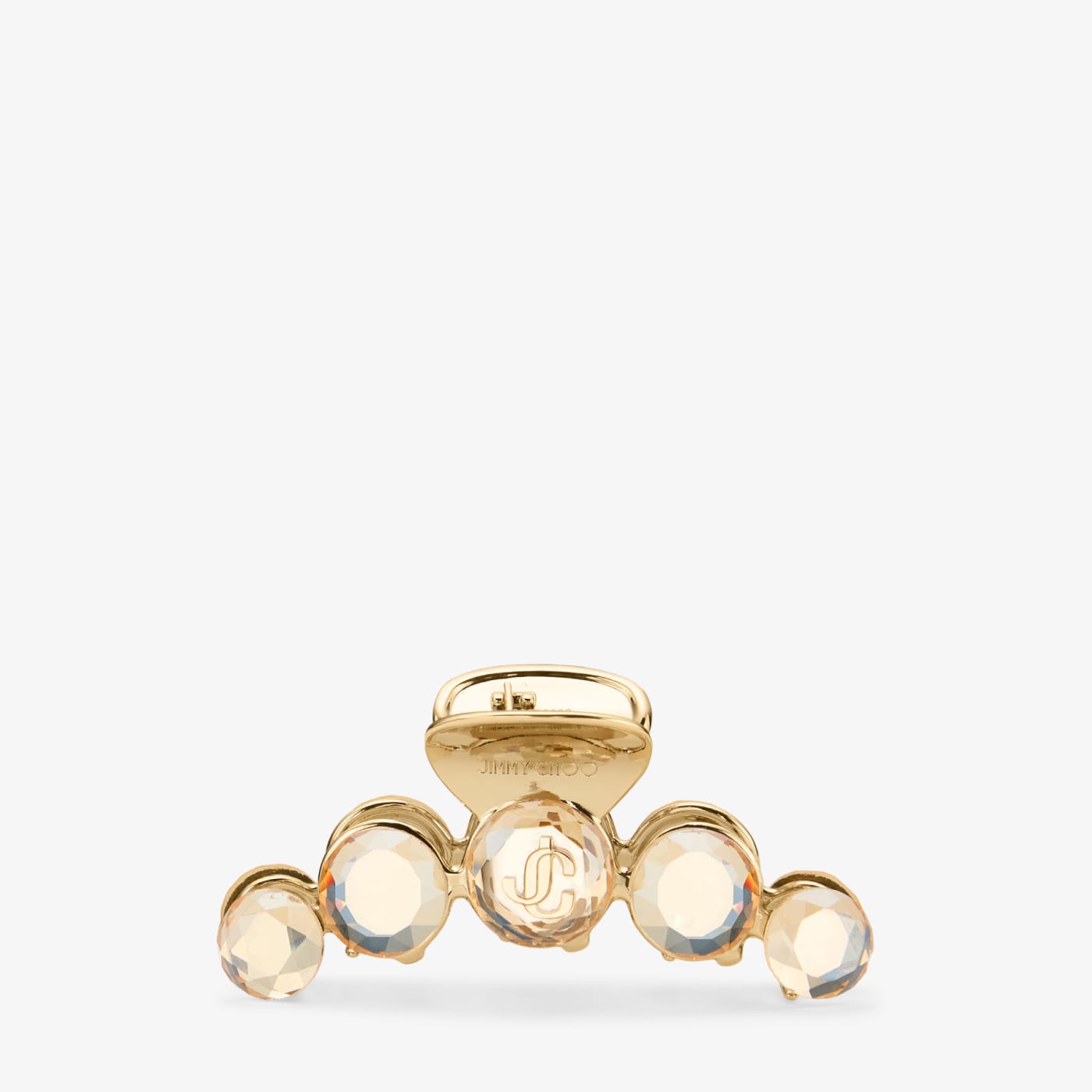 Claw Hair Clip Gold-Finish Crystal Claw Hair Clip