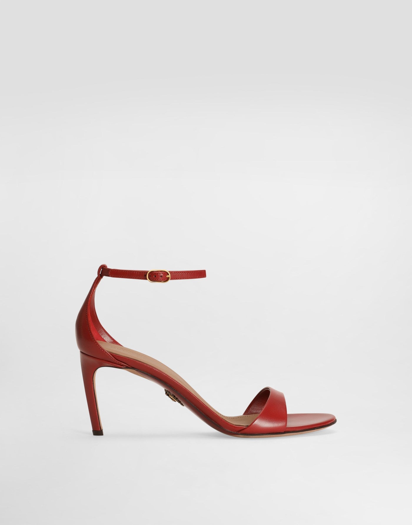 Polished goatskin sandals