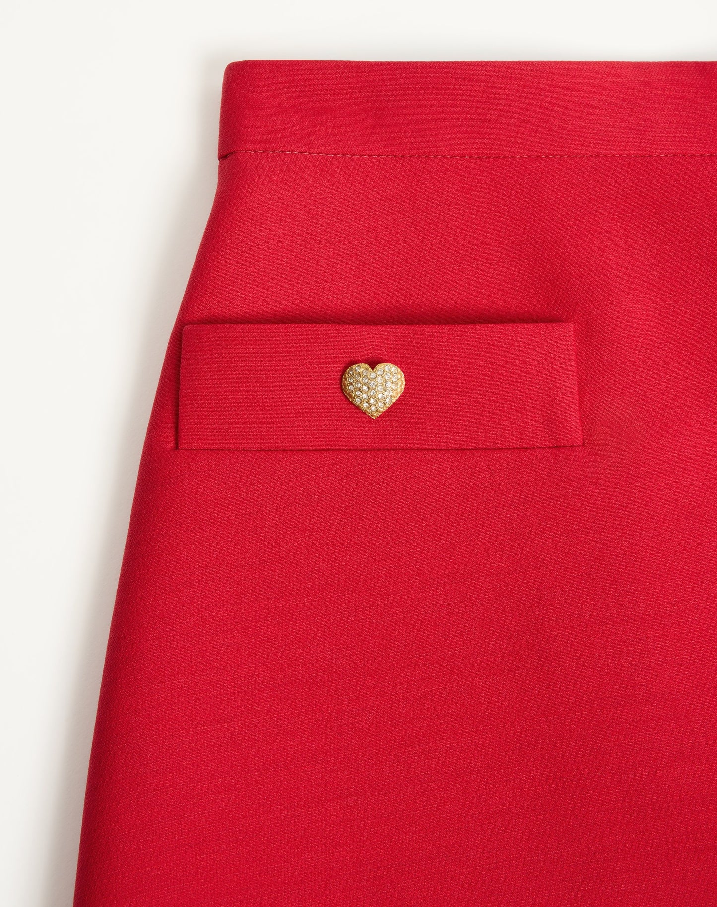 Crepe Couture Short Skirt