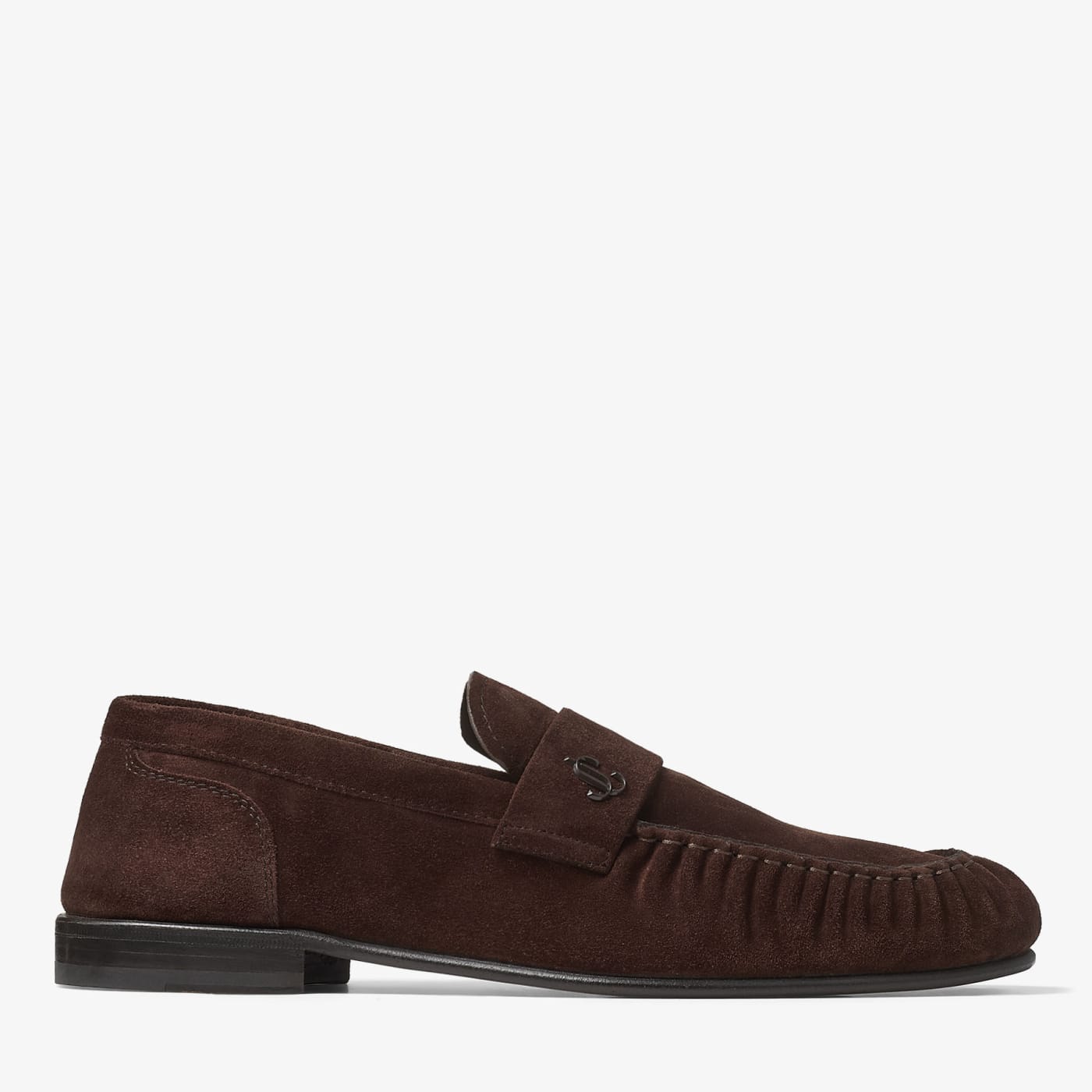 Ellis Loafer M Chocolate Velvet Suede Loafers