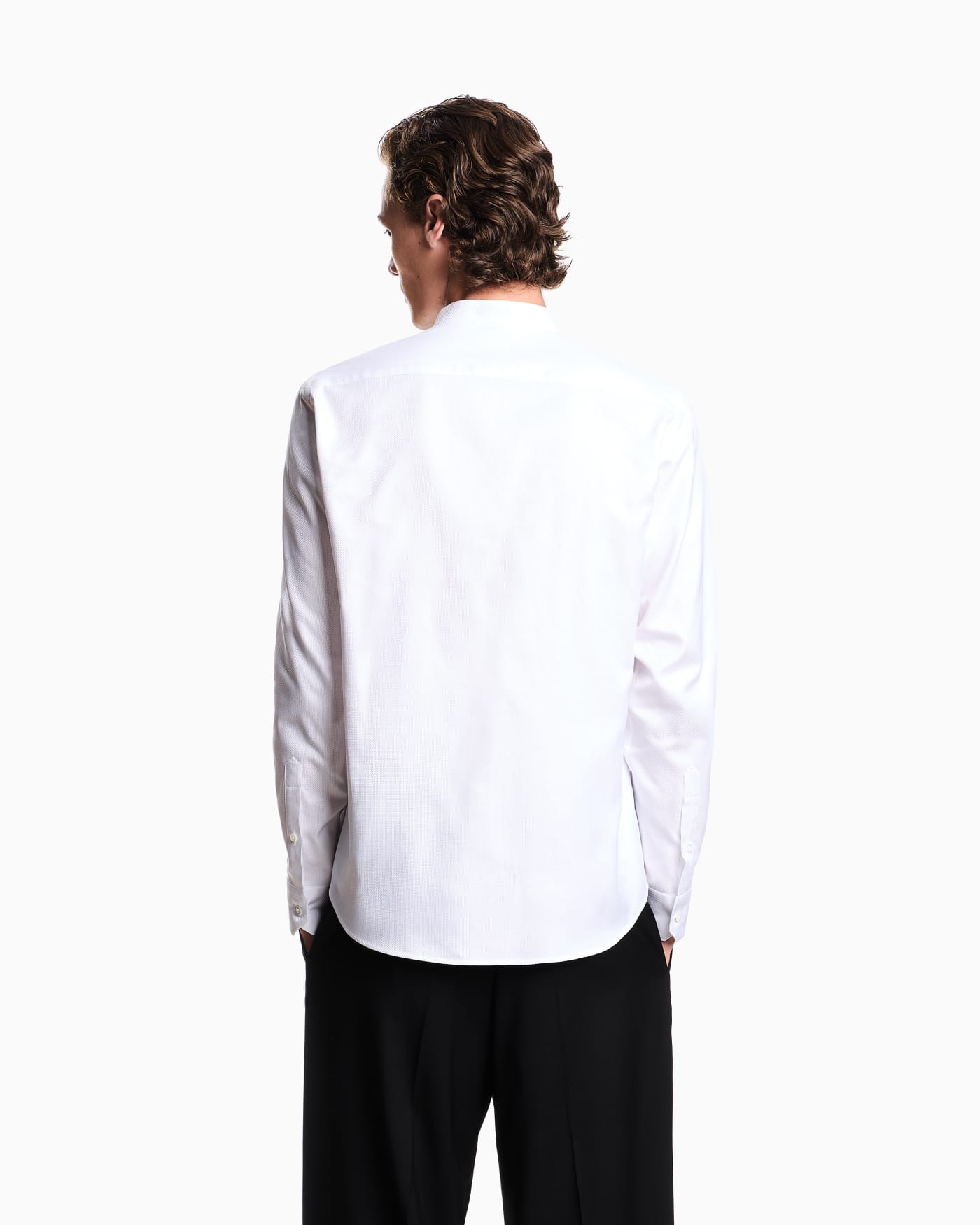 Armure cotton shirt with guru collar