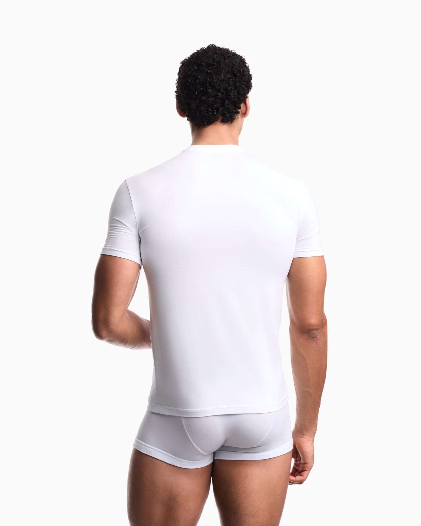 Fitted loungewear T-shirt in soft modal