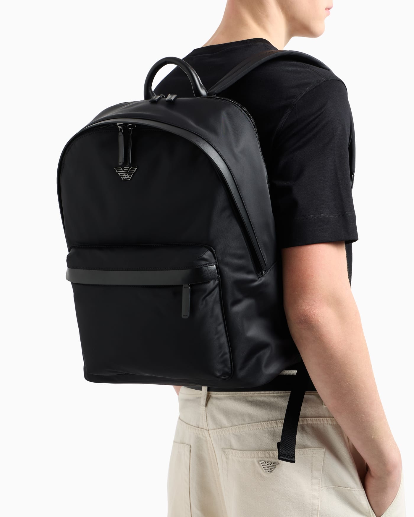Nylon backpack unisex