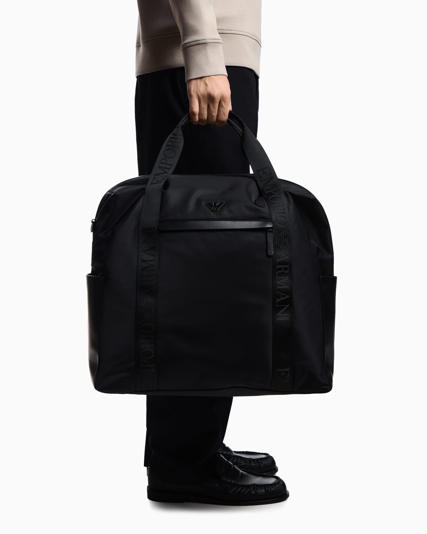 Duffel bag recycled urban style for man