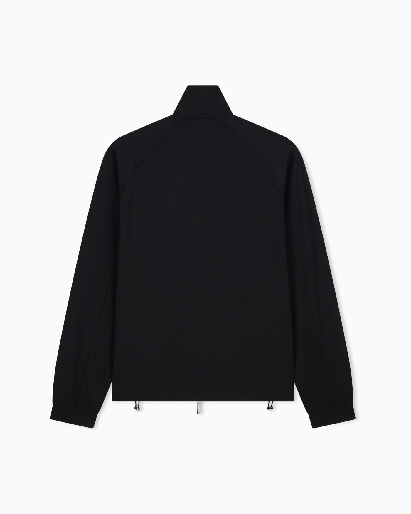 Full-zip sweatshirt in lyocell blend interlock jersey