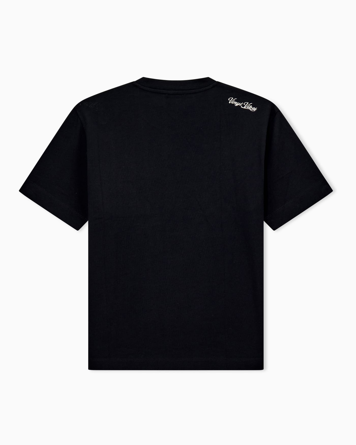Heavy jersey T-shirt with embroidered logo patch