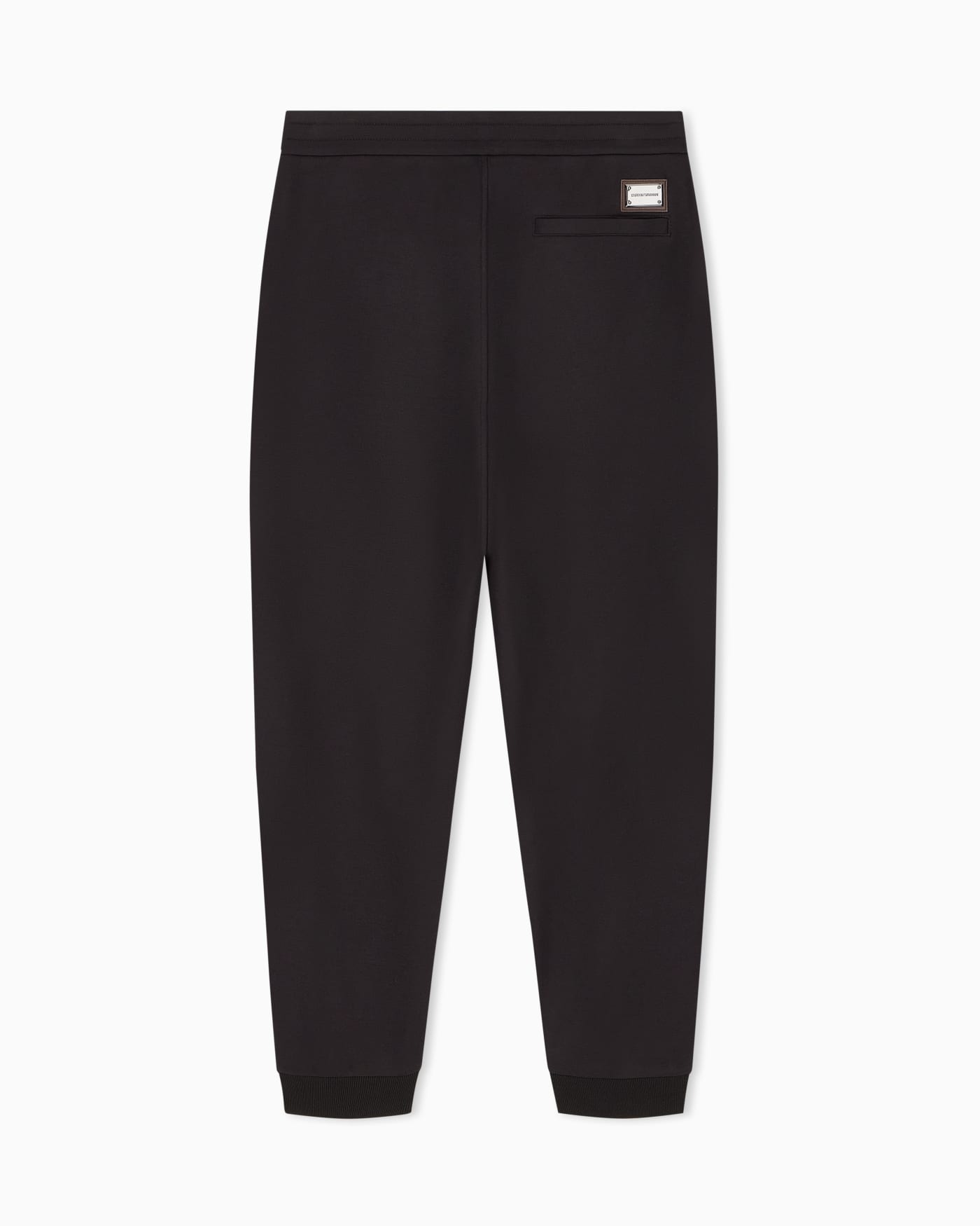 Modal fleece jogger trousers with ribbed cuffs