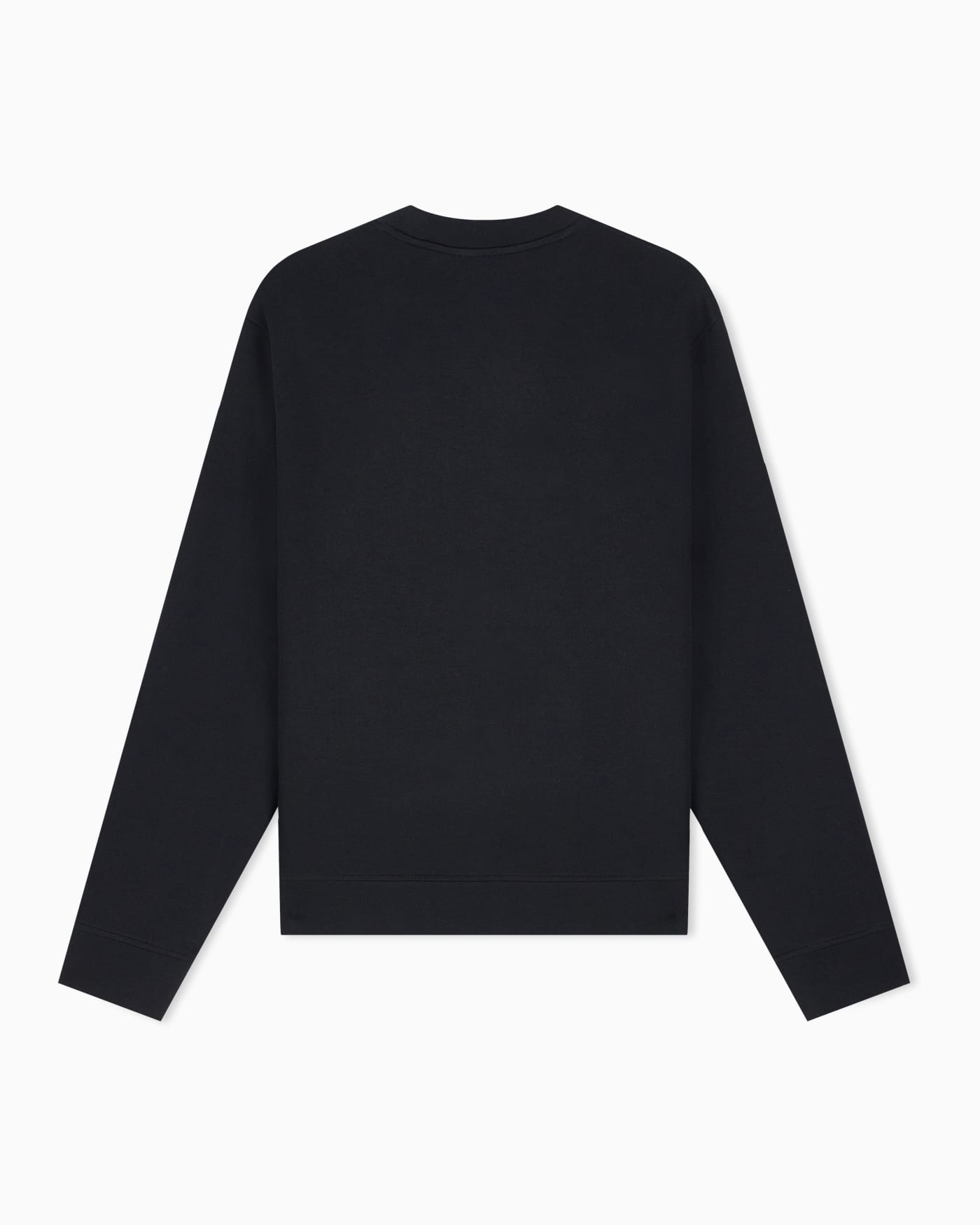 Double jersey sweatshirt with contrasting logo