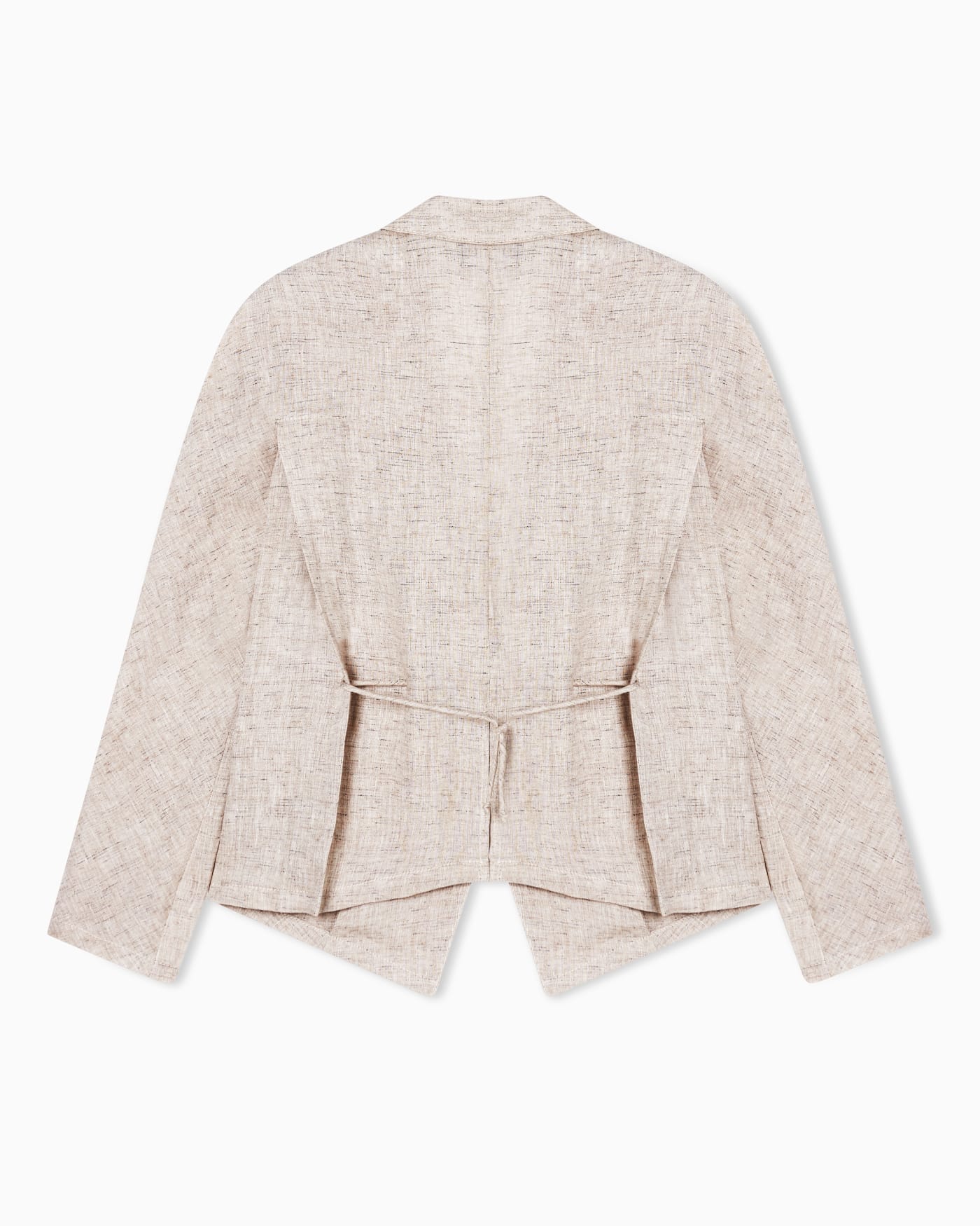 Linen chambray lapel jacket