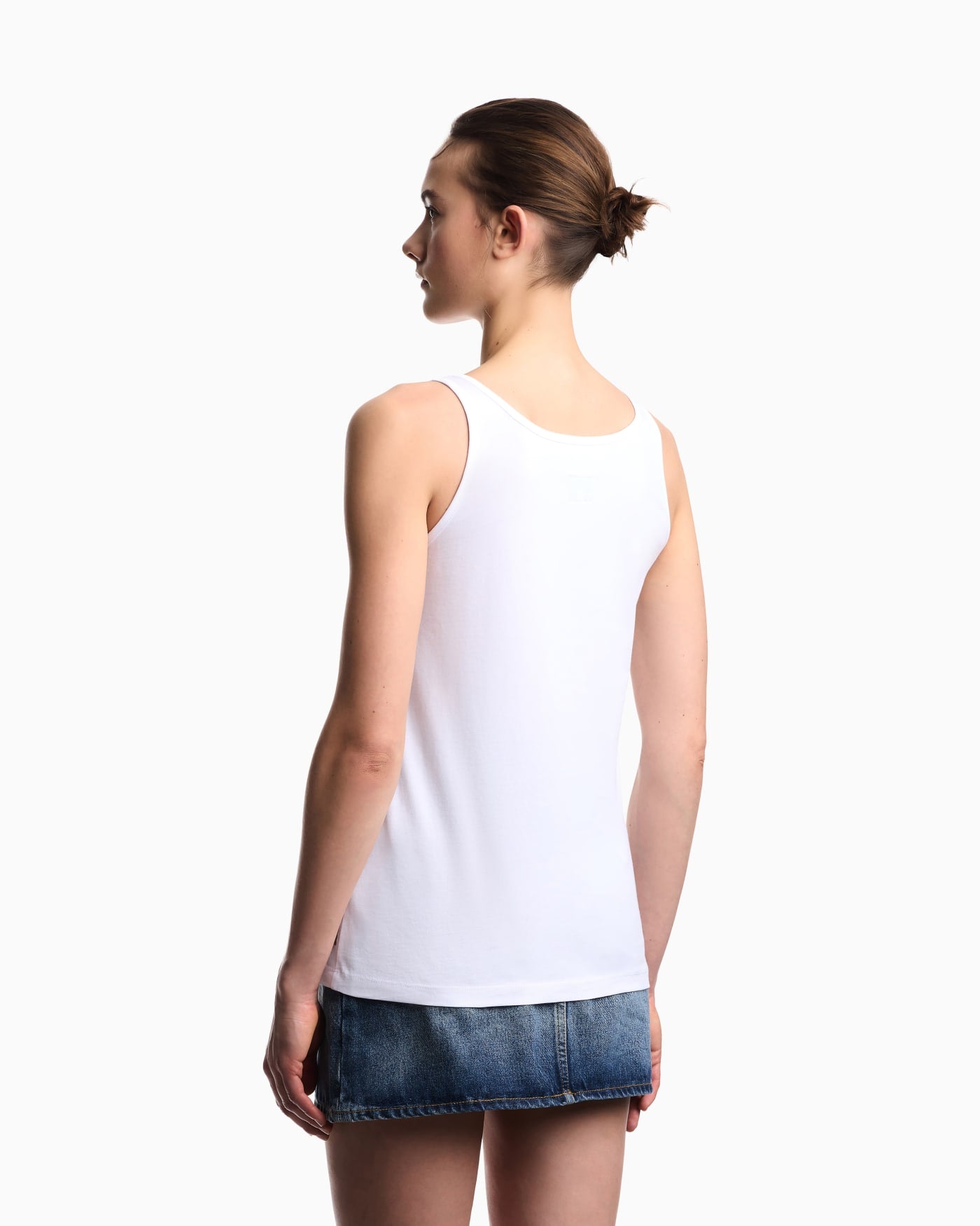 Armani Jeans printed jersey tank top