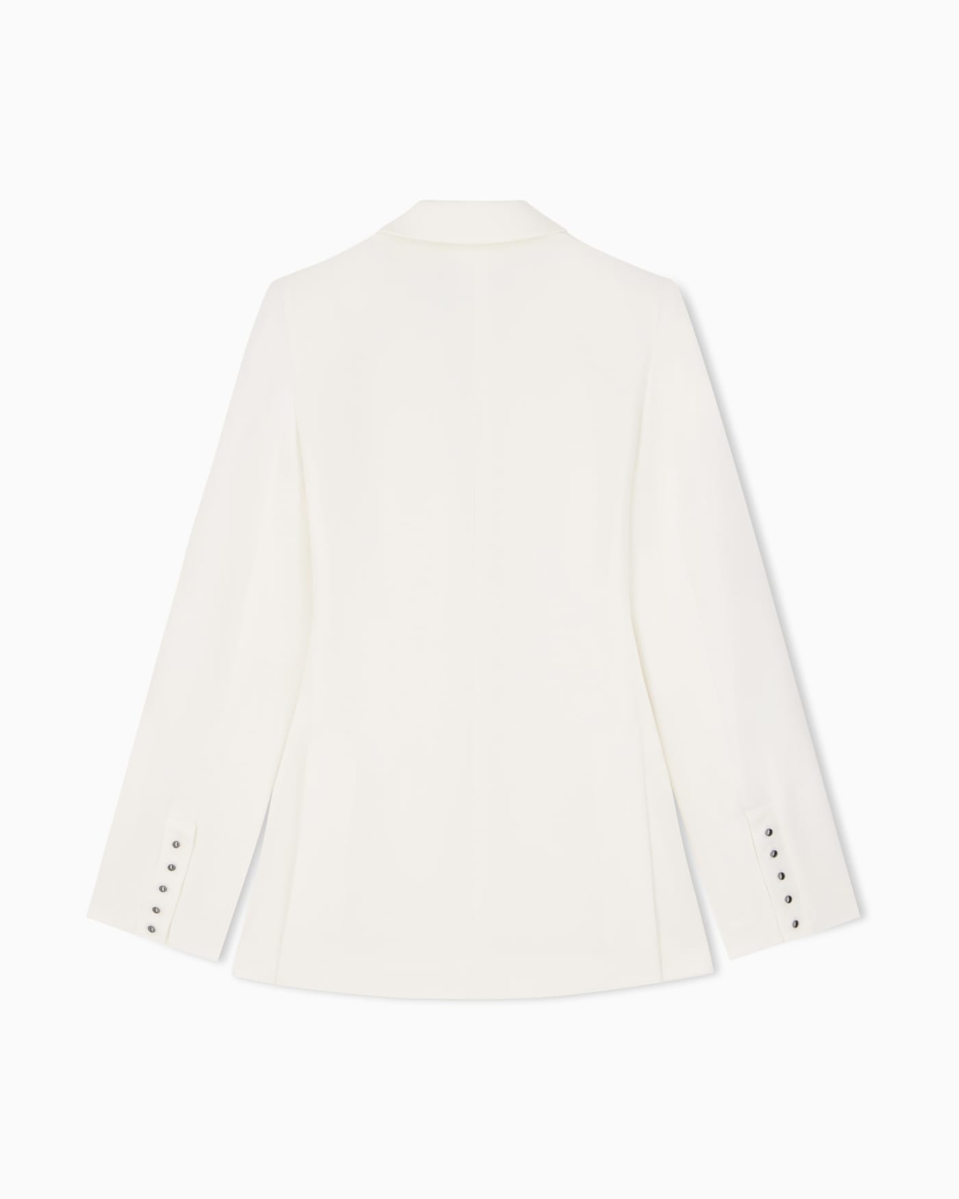 Blazer in enver satin with buttoned cuffs