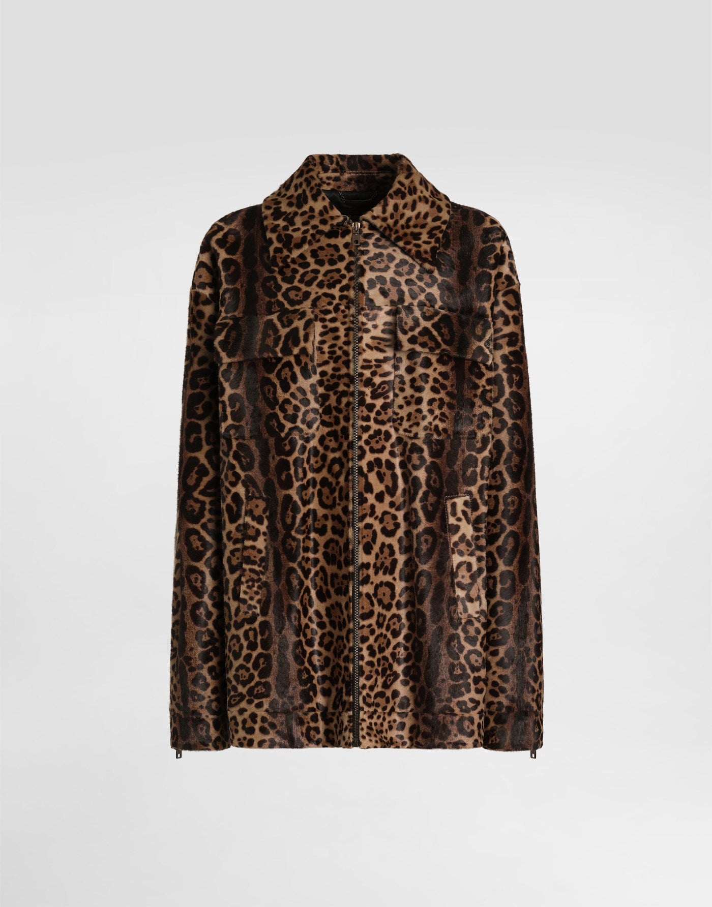 Pony leo shirt-style jacket