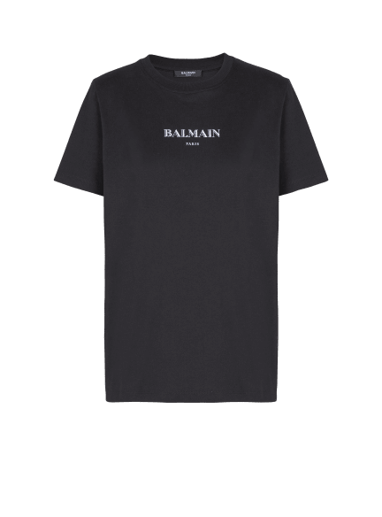 T-shirt with Balmain print