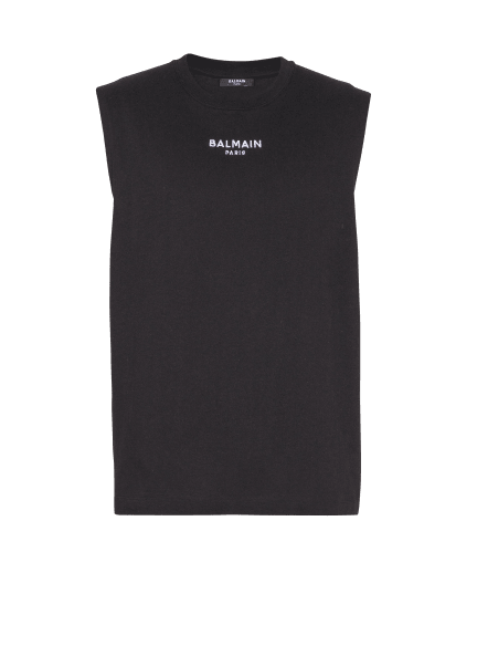 Balmain Paris embroidered vest top