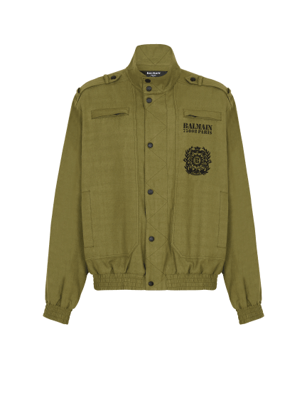 Cotton aviator-style jacket