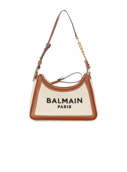 B-Army Shoulder canvas and leather bag