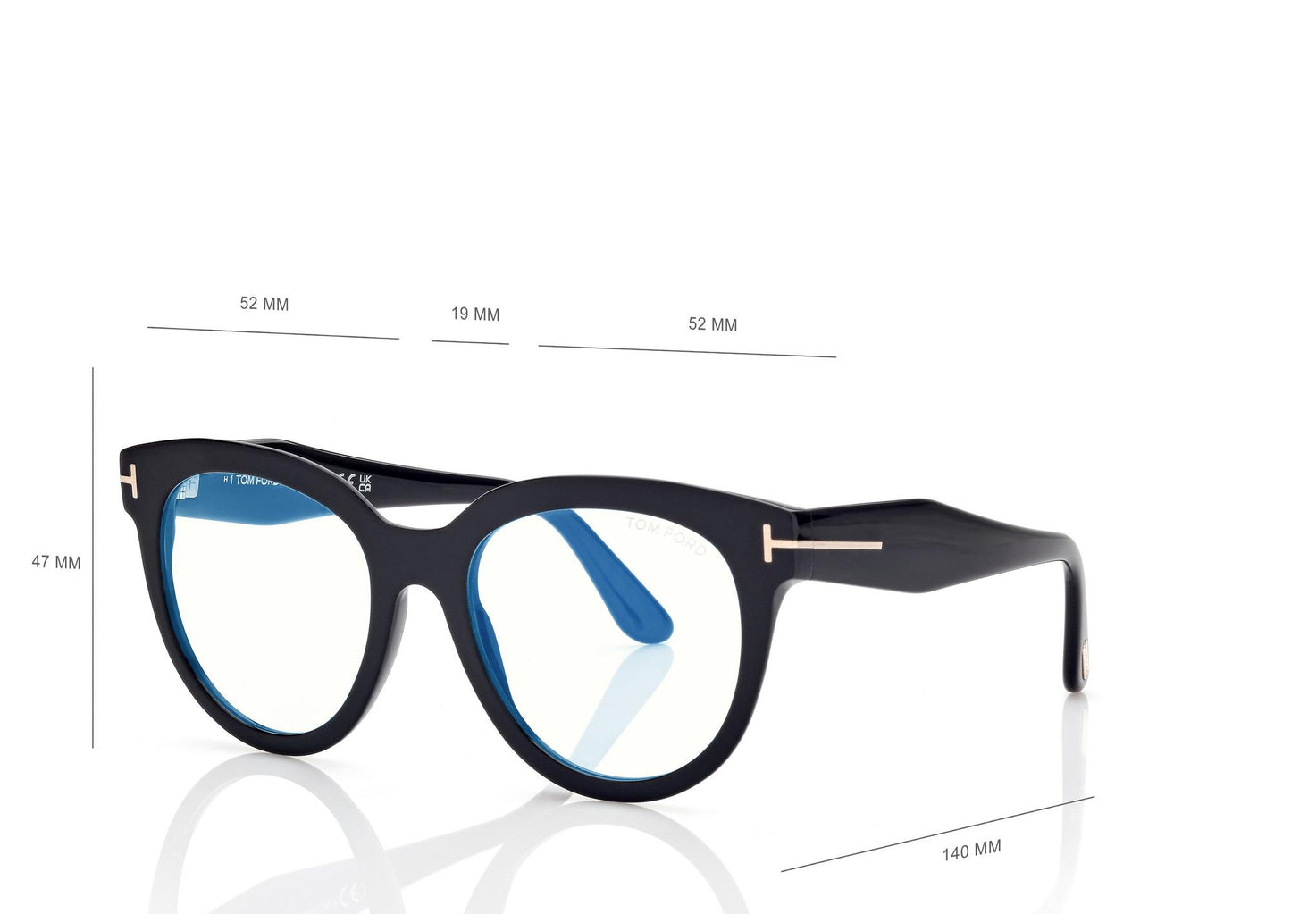 Blue Block Butterfly Opticals