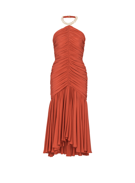 Crepe shell dress