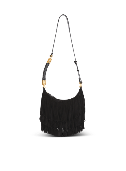 Ébène Hobo fringed suede bag