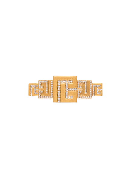 3D PB brooch with crystals