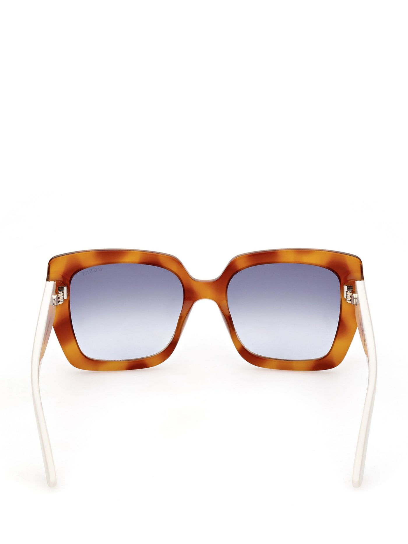 Square Logo Print Plastic Sunglasses