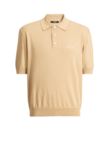 Embroidered Balmain Vintage polo