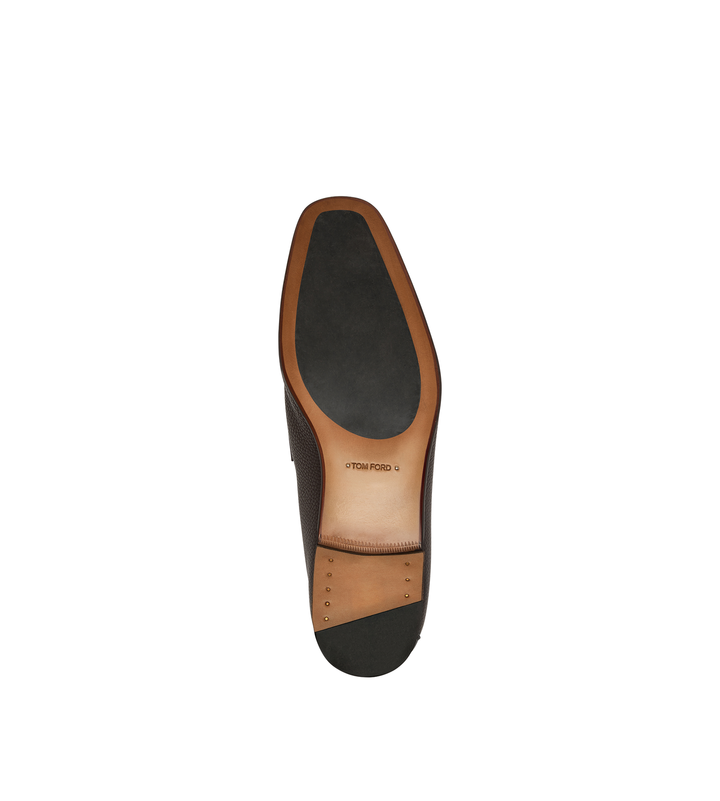 Grain Leather Sean Twisted Band Loafer