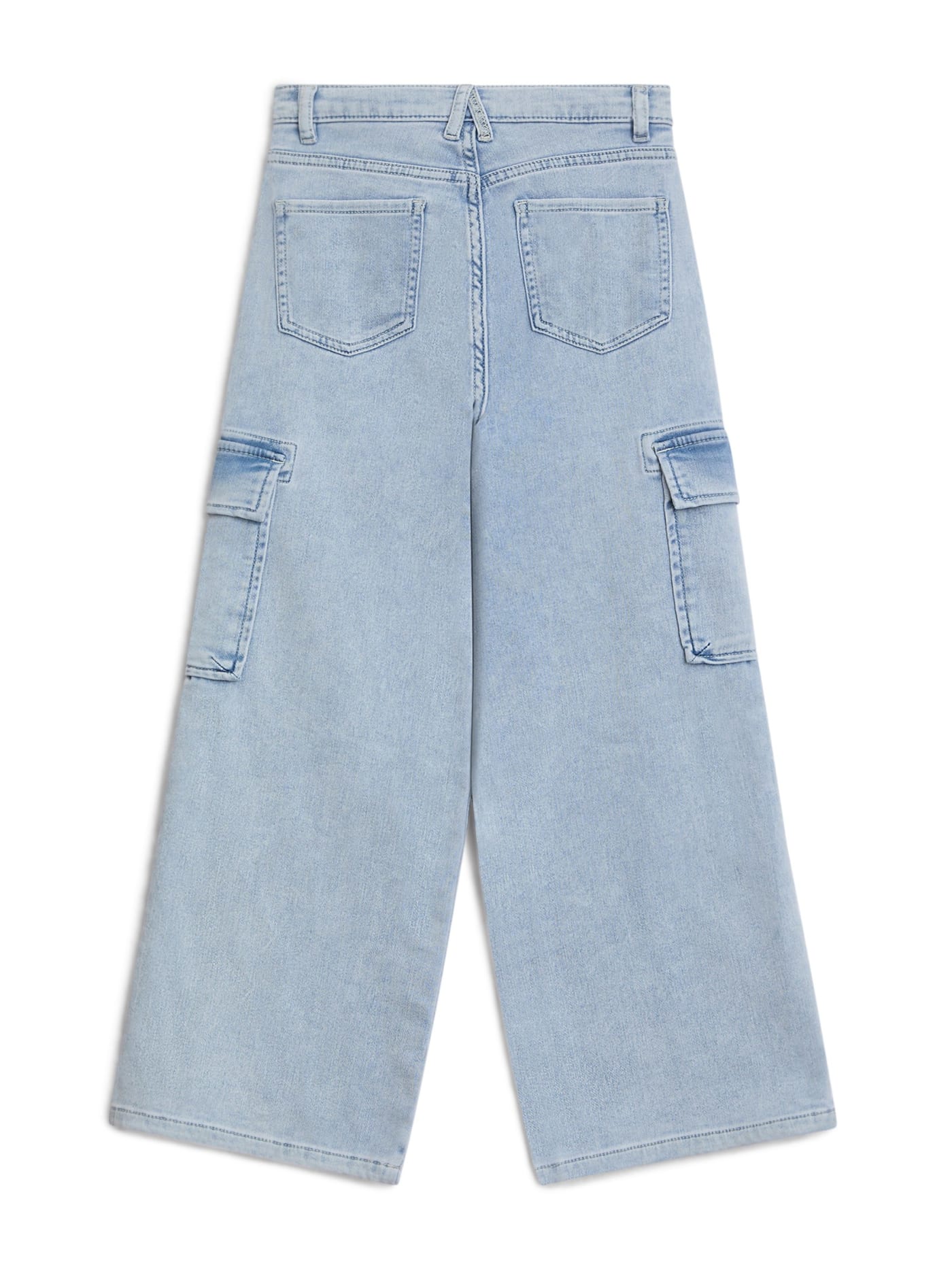 Angelique Wide-Leg Cargo Jeans (7-16)